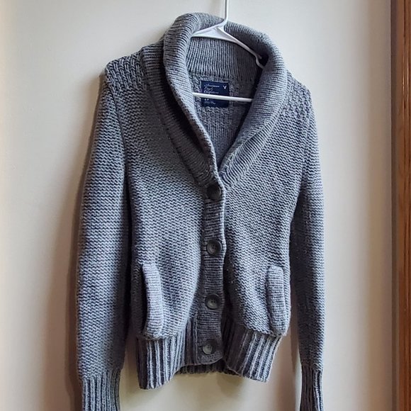 American Eagle Outfitters Sweaters - American Eagle Outfitters Gray Cardigan Size Small
